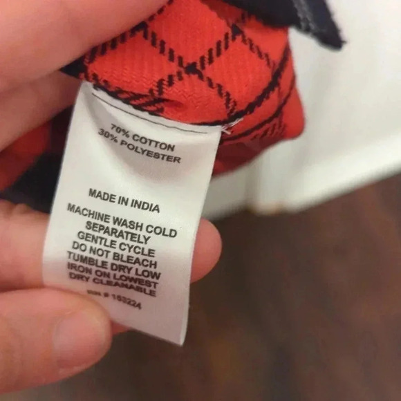 Rain Forest men's flannel plaid button down shirt - Picture 9 of 9